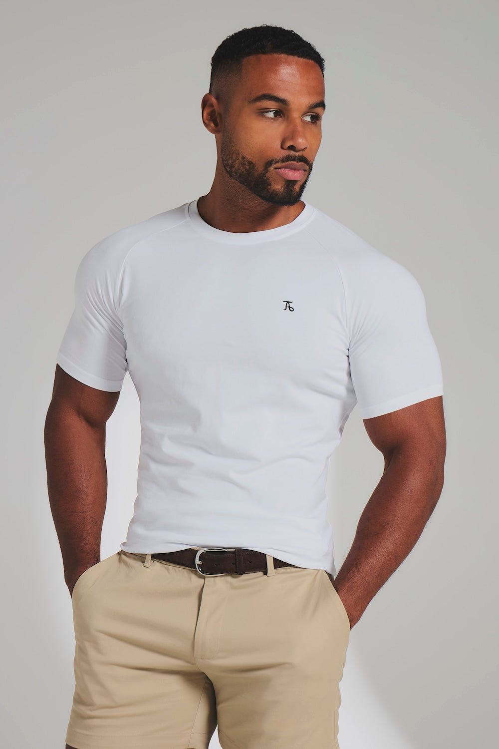 One white tee, three outfits